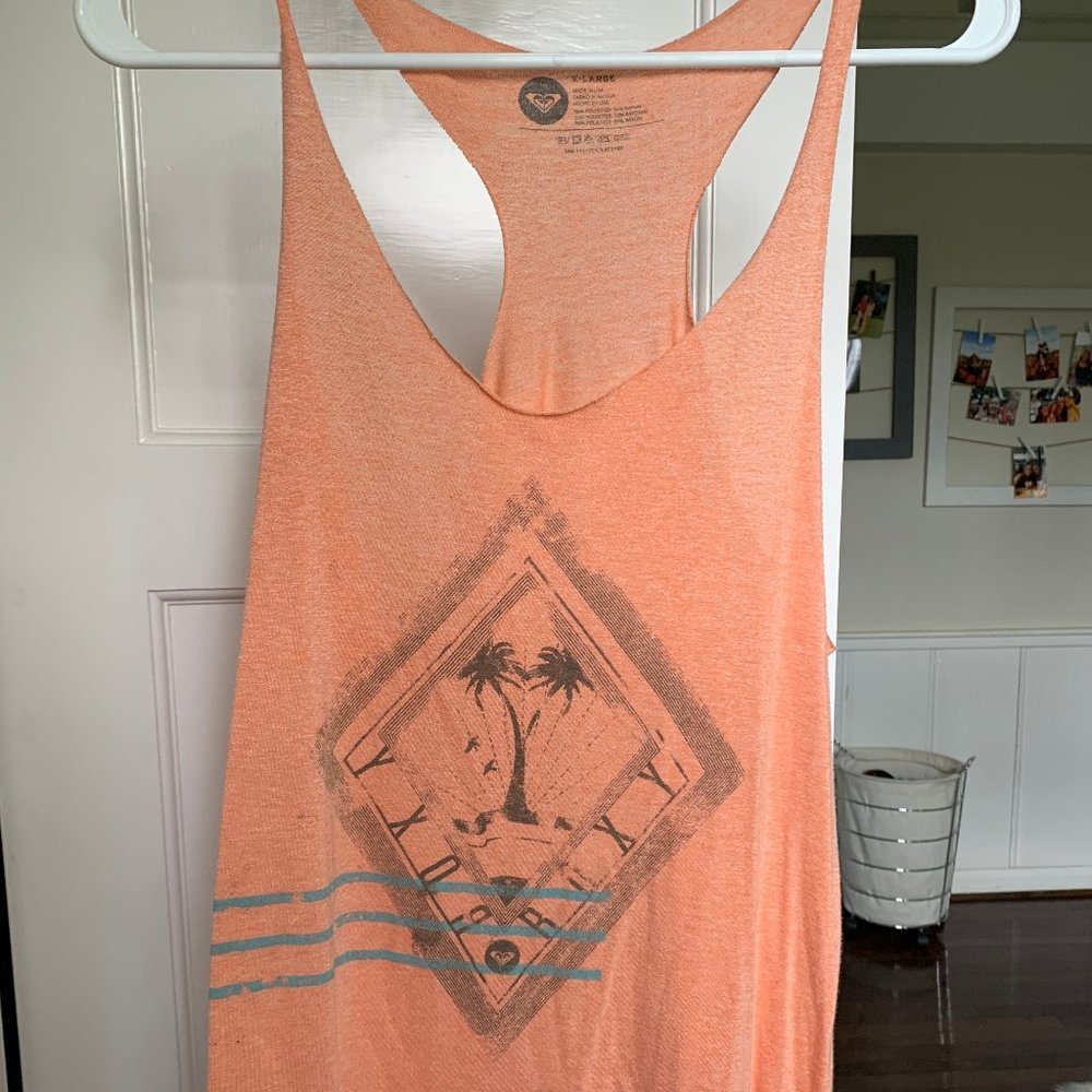 Women's XL Orange Roxy Tank-Top